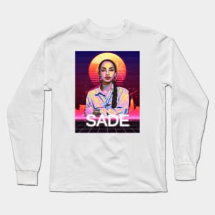 80's Poster Sade Adu Long Sleeve T-Shirt